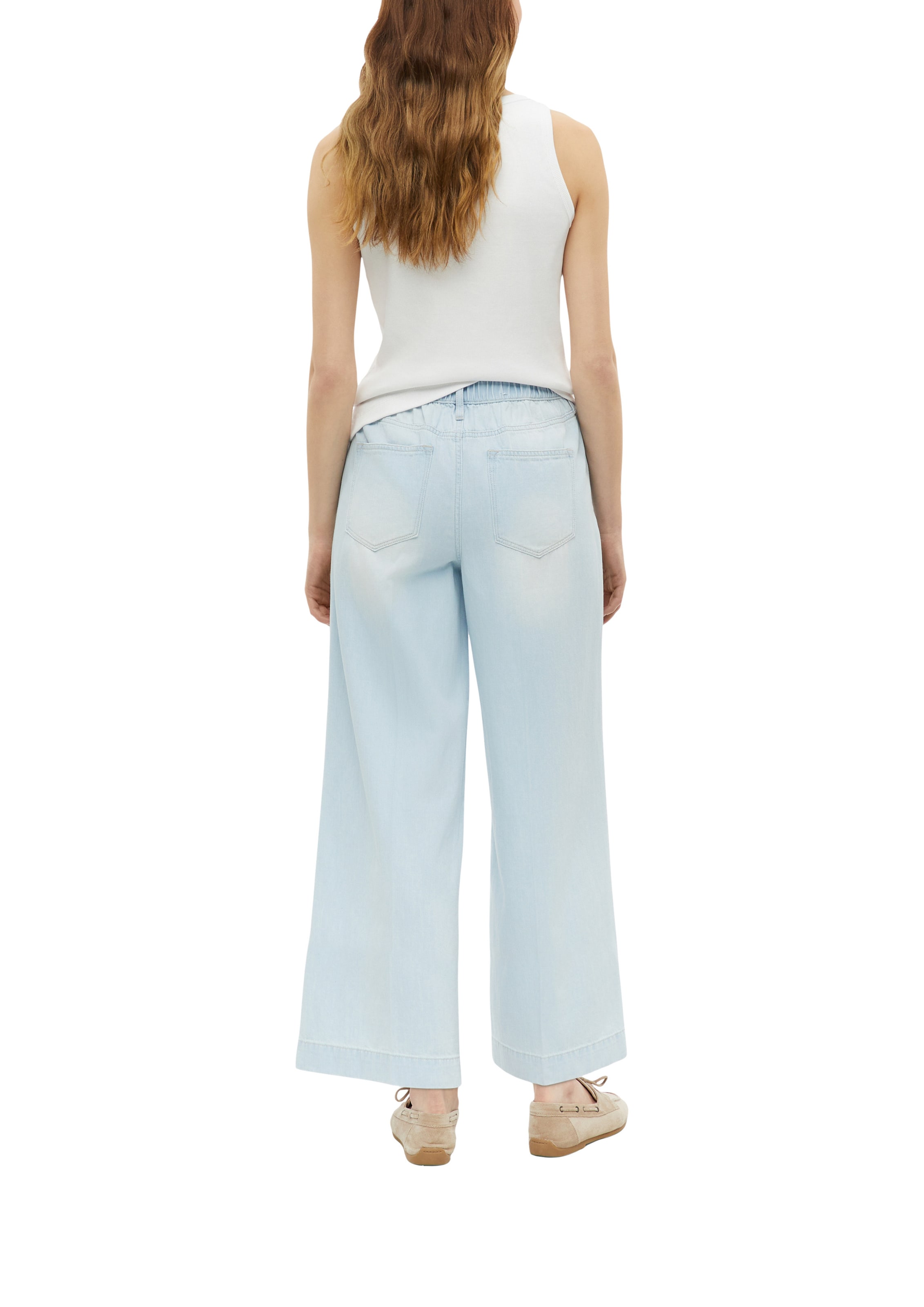 s.Oliver Wide Leg Jeans 'Suri' in Blau