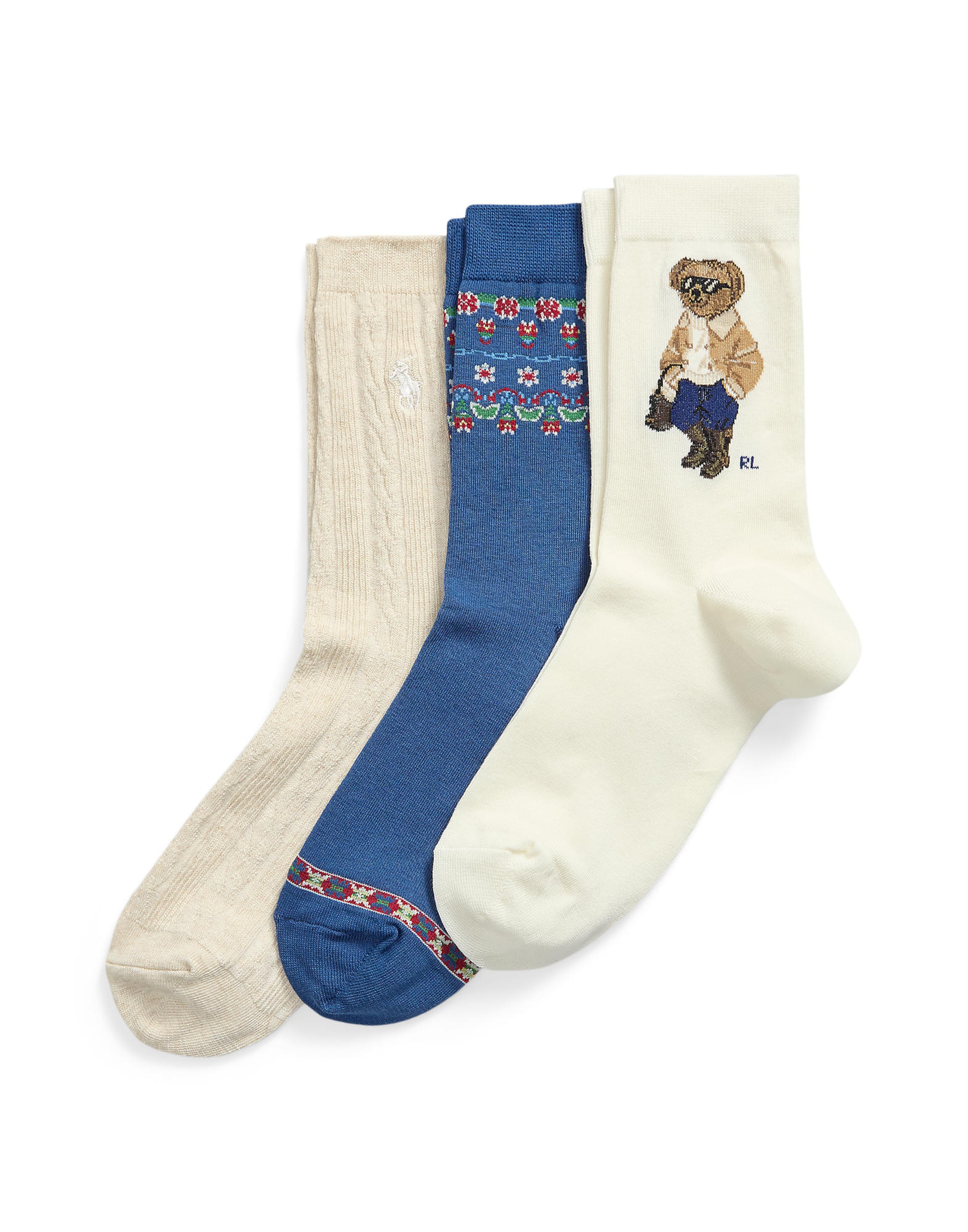 Calzino 'WINT BR' di Polo Ralph Lauren in beige: frontale