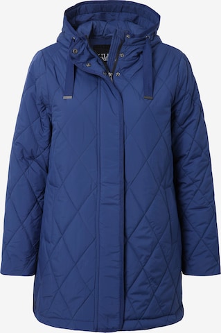 Ulla Popken Tussenparka in Blauw: voorkant