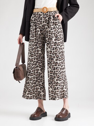 ZABAIONE Wide Leg Bukser 'Ma44riaa' i beige: forside