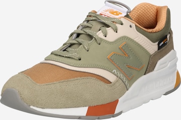 Sneaker bassa '997H' di new balance in verde: frontale