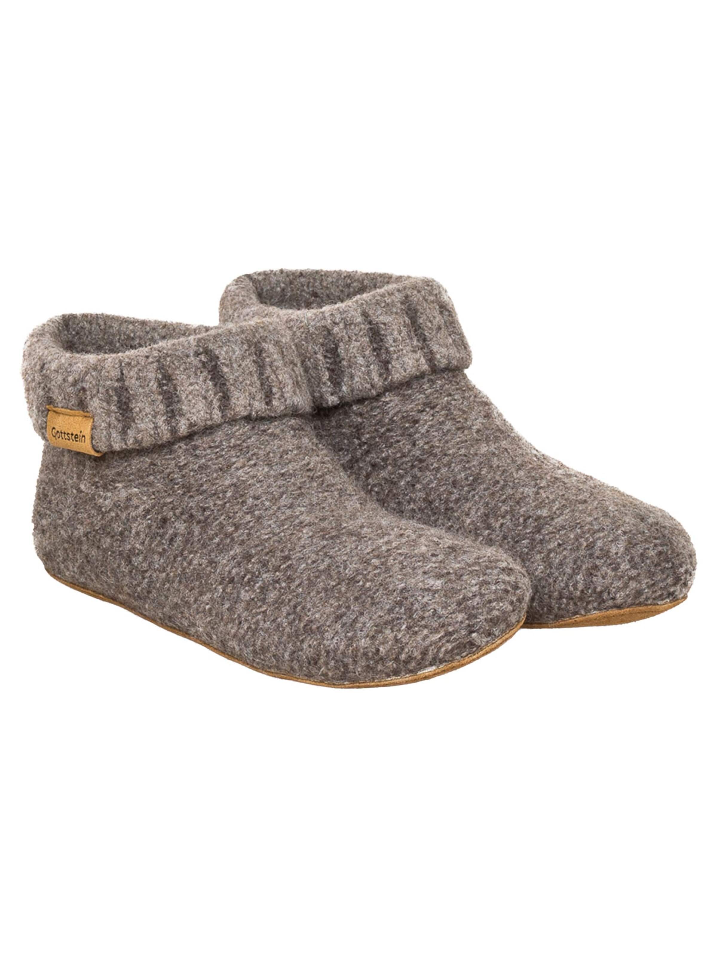 Gottstein Mules 'Knit Boot' in Brown