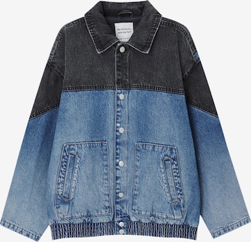 Pull&Bear Between-Season Jacket in Blue: front