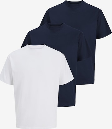 JACK & JONES Shirt 'Organic Relaxed' in Blauw: voorkant