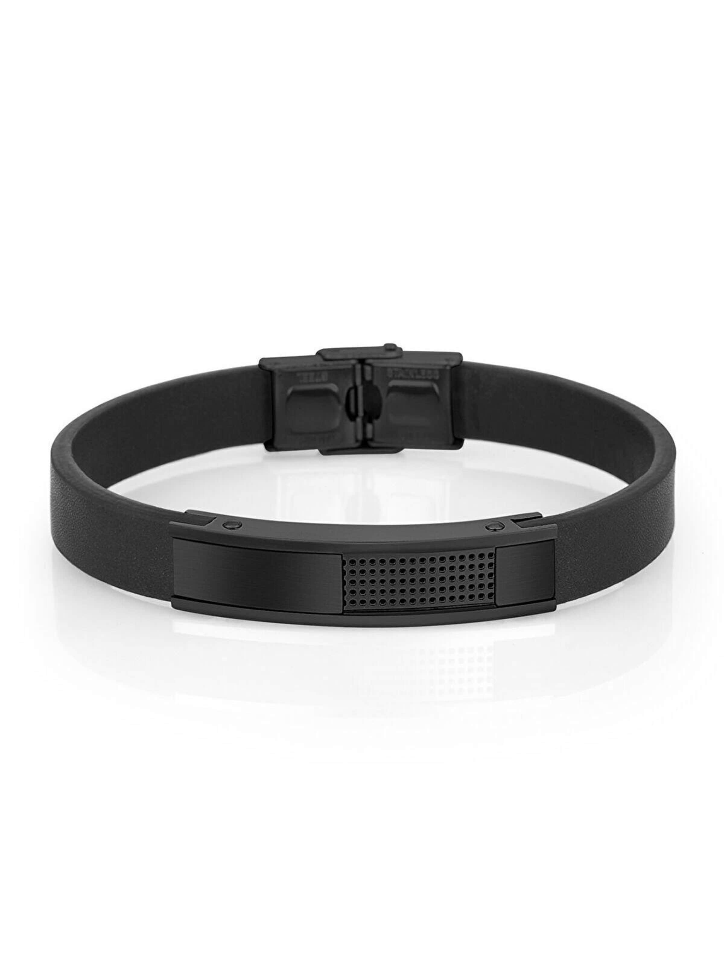 Braccialetto 'JWAG1130-01' di WESSE in nero: frontale