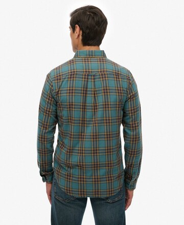 Superdry Regular fit Overhemd in Groen