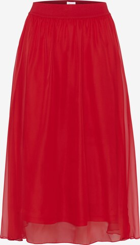 SAINT TROPEZ Skirt 'Coral' in Red: front