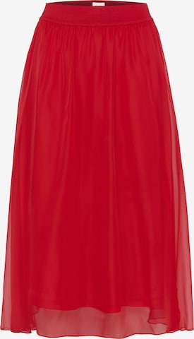 SAINT TROPEZ Skirt 'Coral' in Red: front