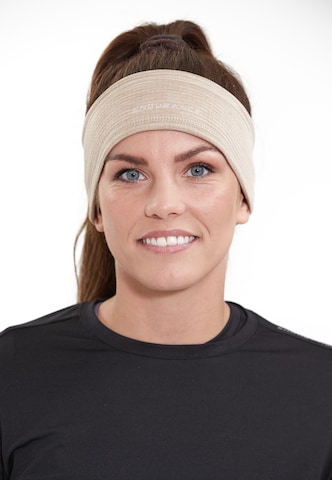 ENDURANCE Athletic Headband 'Nevier' in Brown: front