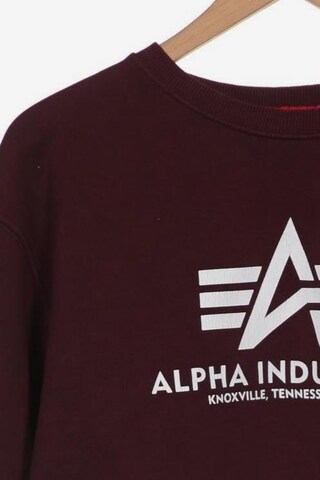 ALPHA INDUSTRIES Sweater XL in Rot