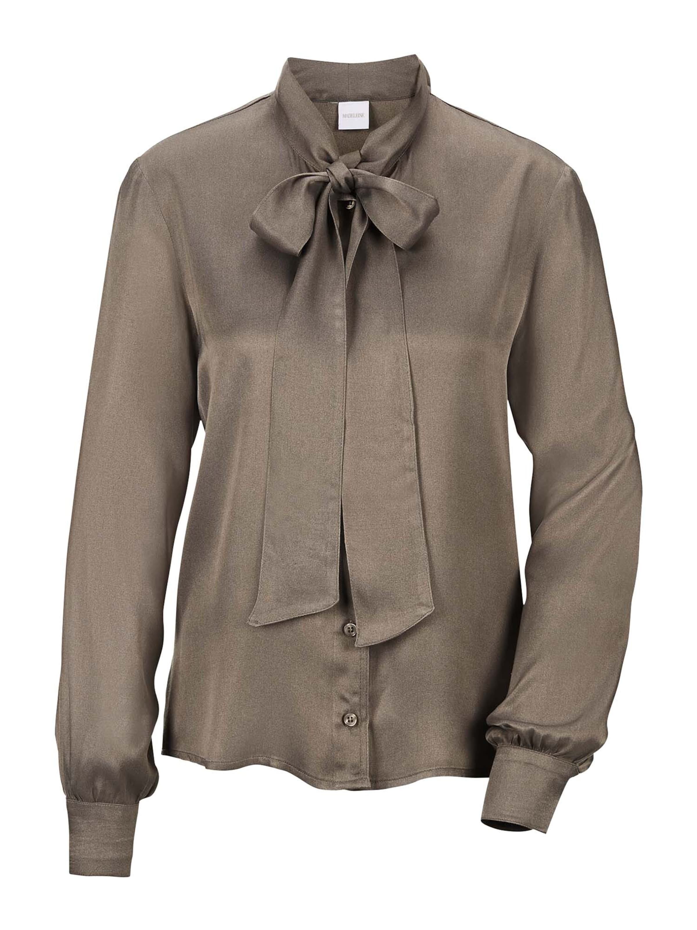 MADELEINE Bluse in Grau: Vorderseite