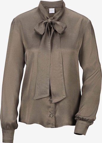 Chemisier MADELEINE en gris : devant