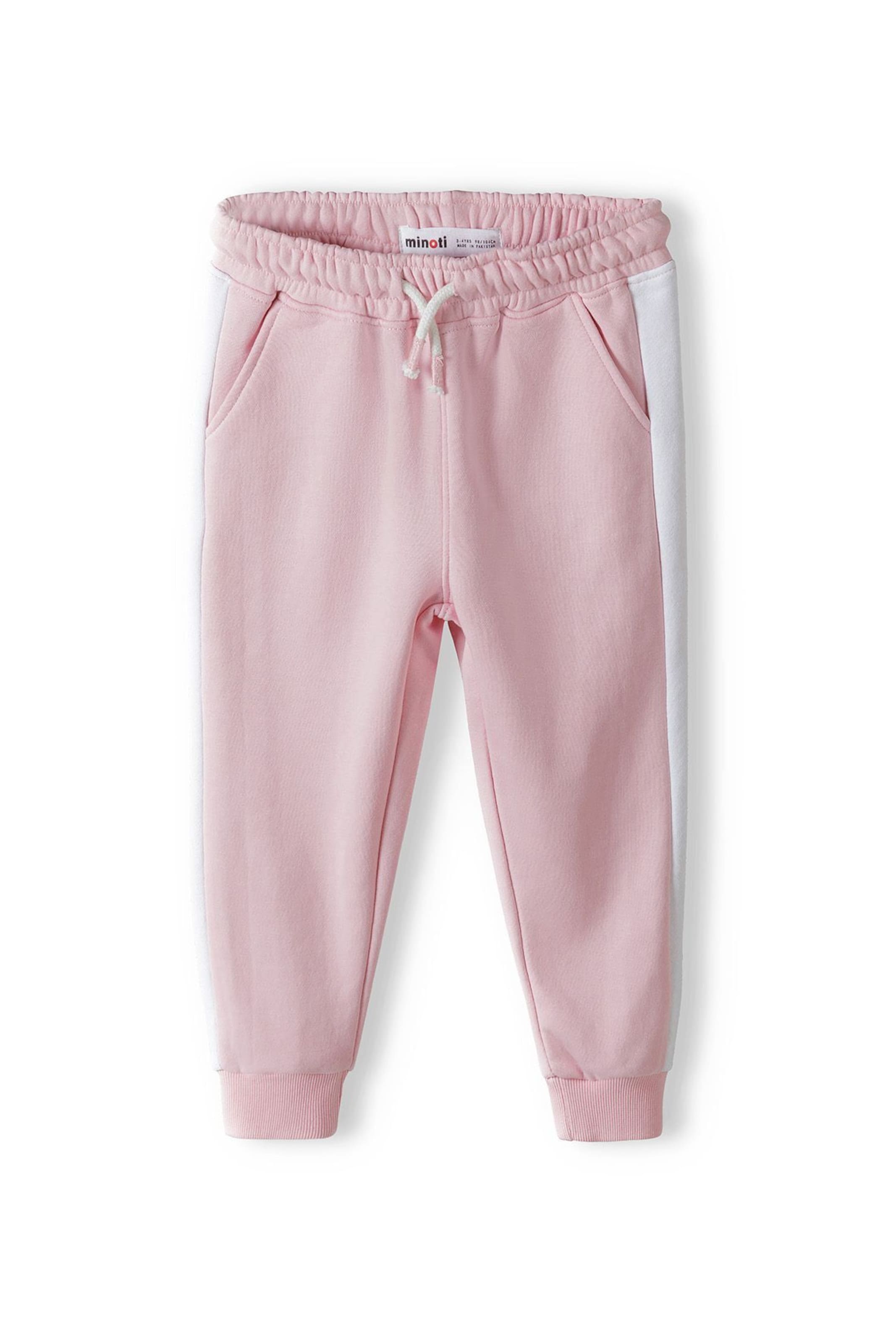 Effilé Pantalon MINOTI en rose : devant