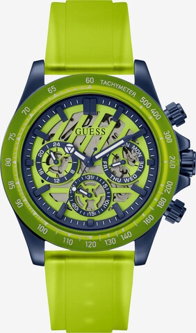 GUESS Analoog horloge ' ARENA ' in Groen