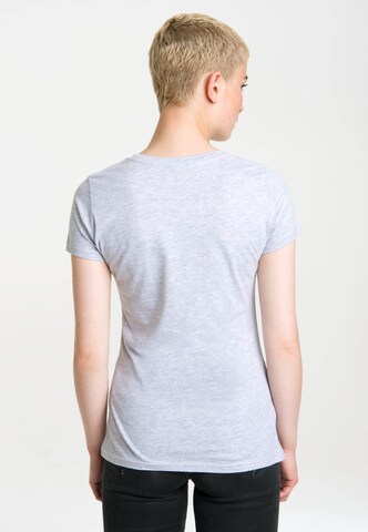 LOGOSHIRT Shirt 'Snoopy' in Grijs