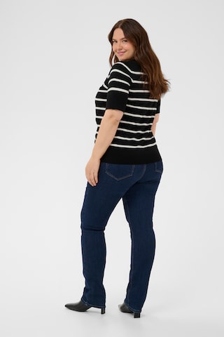 KAFFE CURVE Cardigan 'Lizzy' i sort