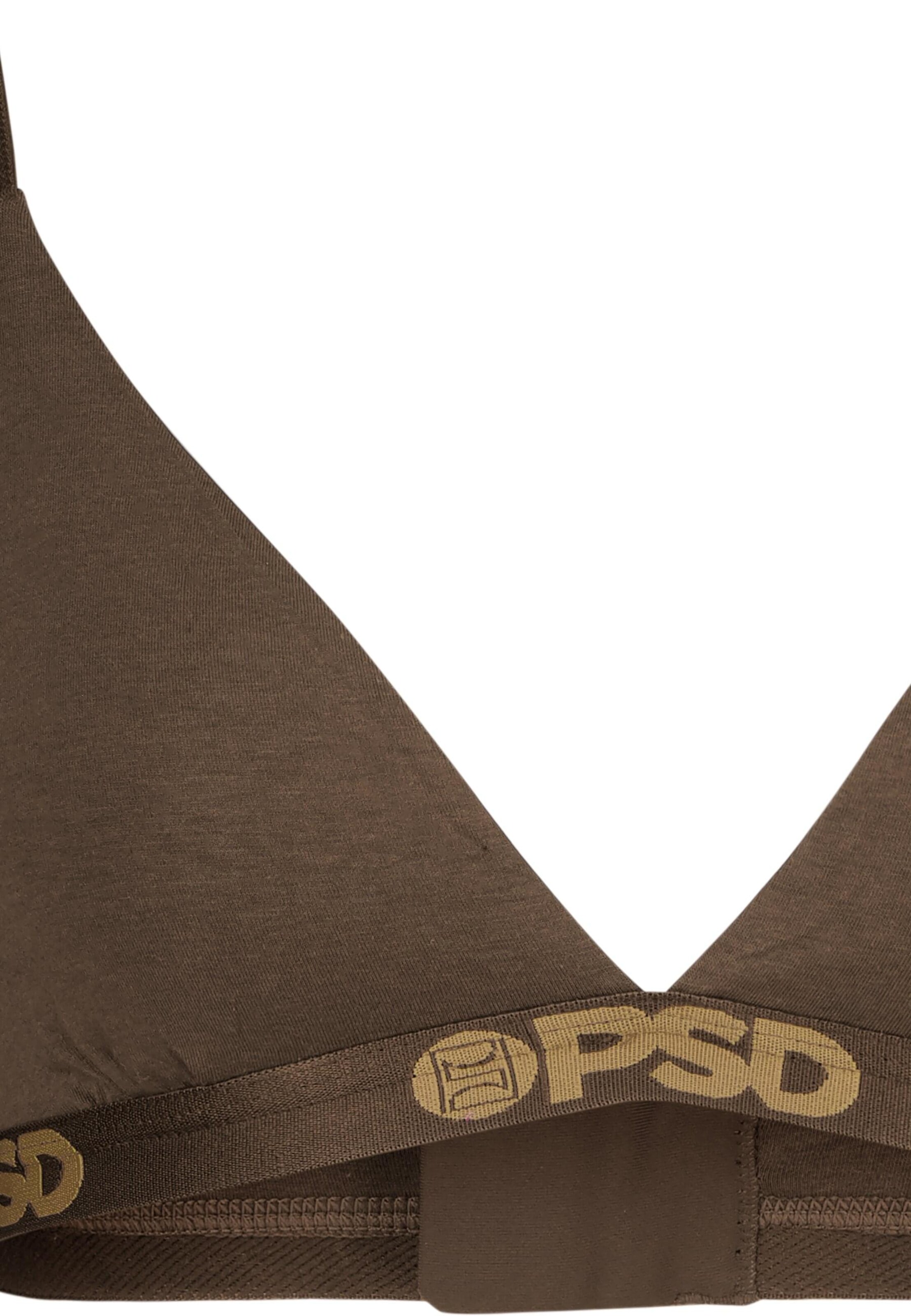 Triangolo Reggiseno di PSD in marrone