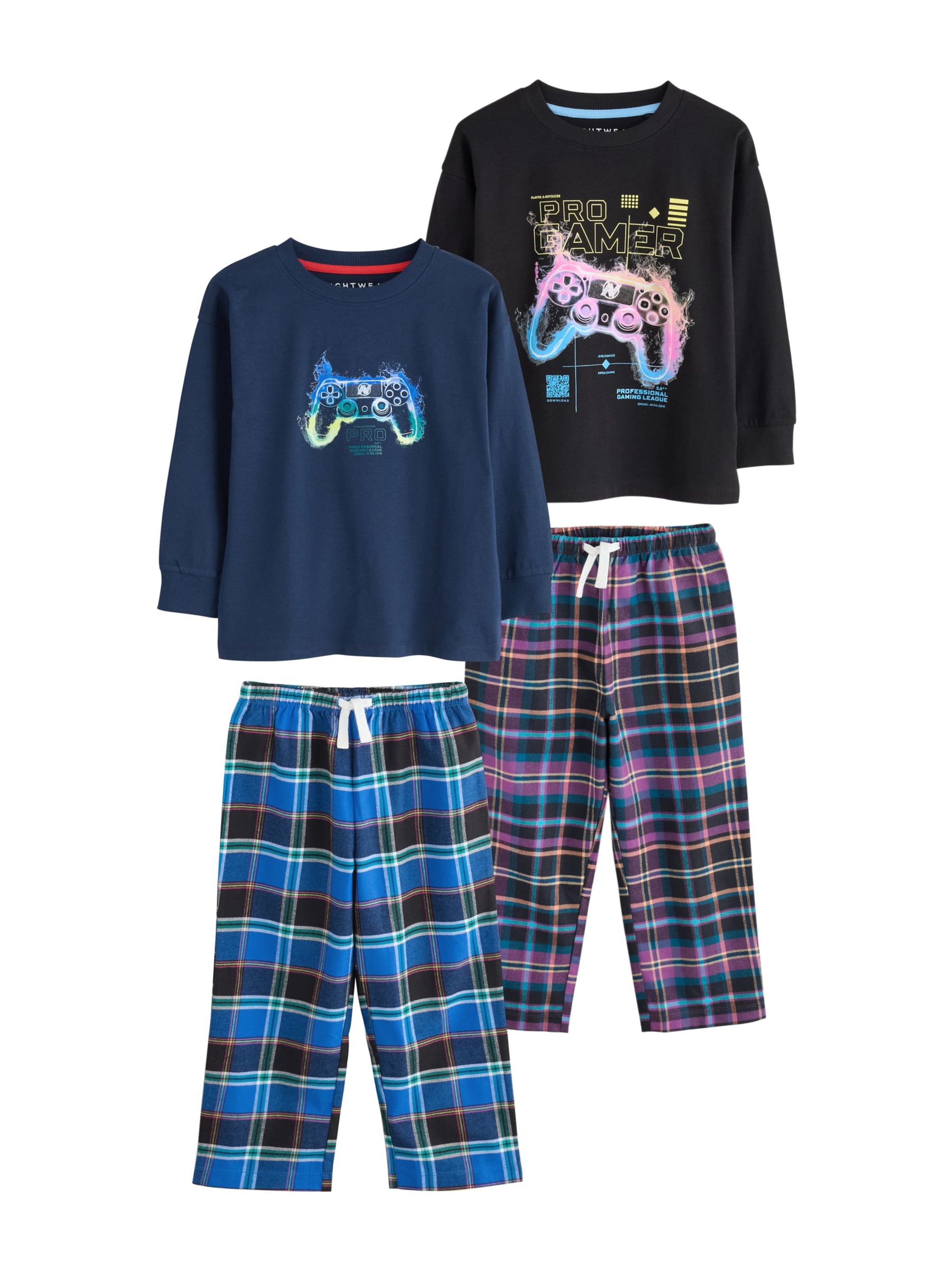Next - Pijama en azul: frente