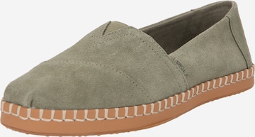 pilka TOMS Espadrilės 'ALPARGATA LEATHER WRAP': priekis