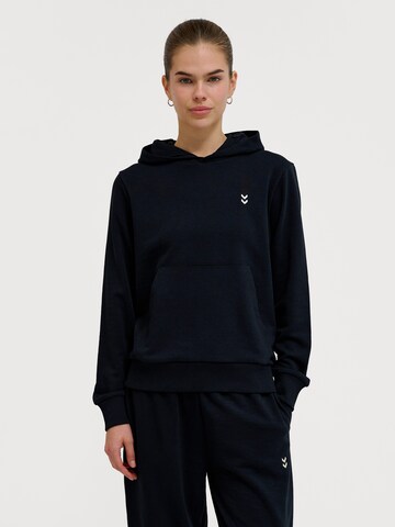 Hummel Sportief sweatshirt 'Pulse' in Zwart: voorkant