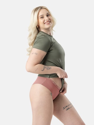 Culotte 'Leafletic Mid Rise Hipsters/Brief' LEAFLETIC en rose