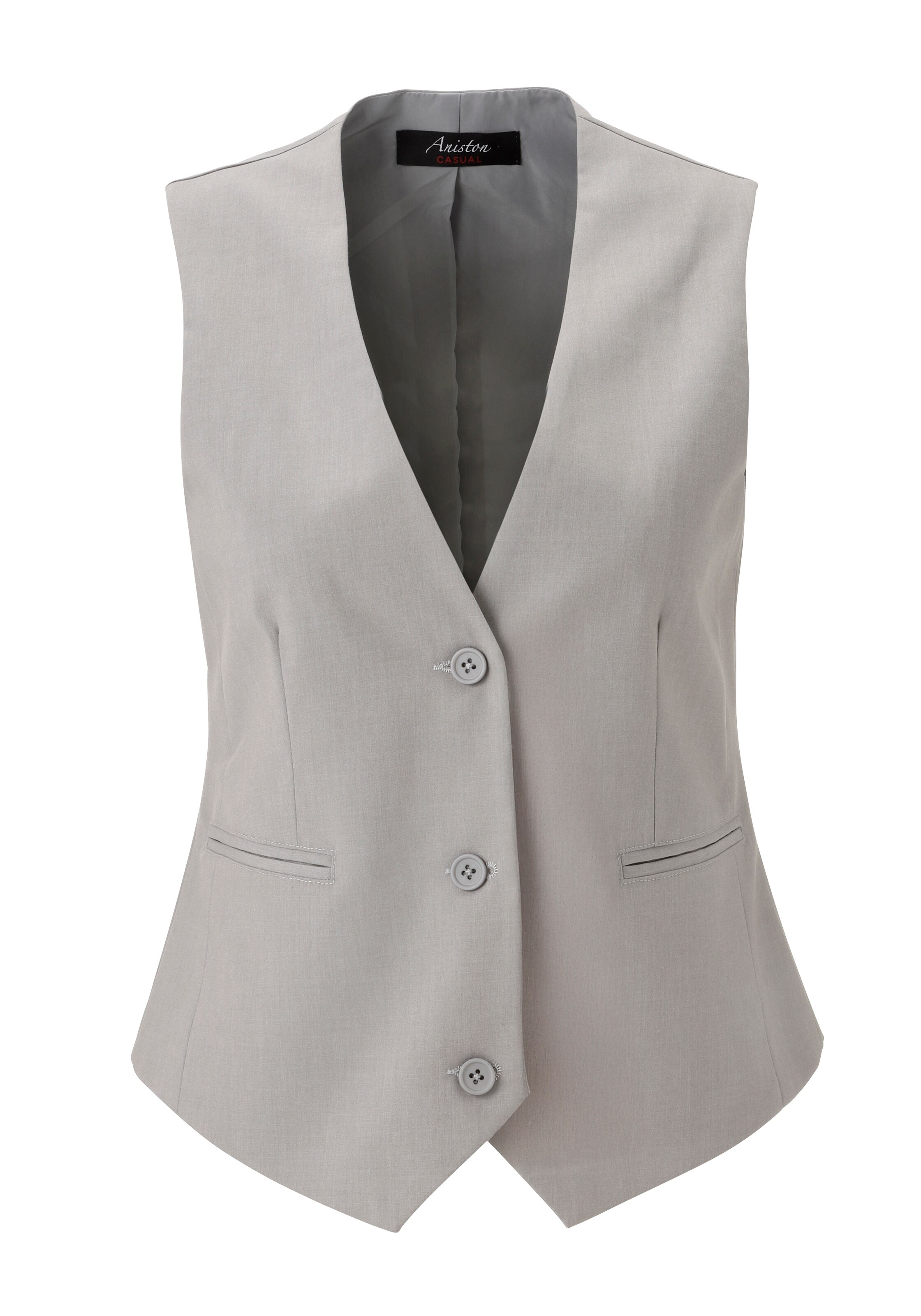 Aniston CASUAL Suit Vest in Grey: front