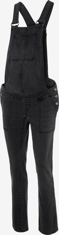 MAMALICIOUS Slimfit Tuinbroek jeans 'Fia' in Grijs: voorkant