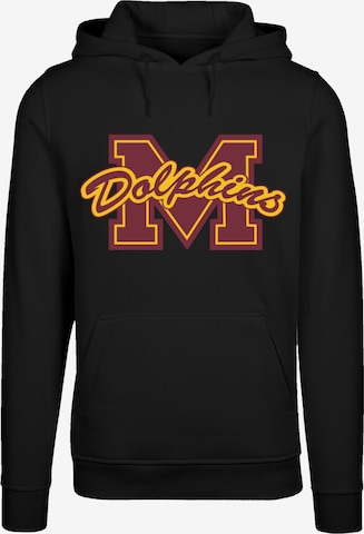 Sweat-shirt 'Sex Education M Dolphins Netflix TV Series' F4NT4STIC en noir : devant