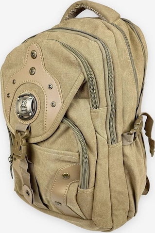 Sac à dos Kumixi en beige : devant
