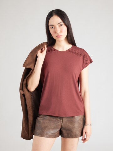 VERO MODA Póló 'VMGINA' - piros: elől