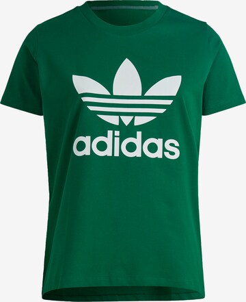 ADIDAS ORIGINALS Shirt 'Adicolor Classics Trefoil ' in Grün: predná strana