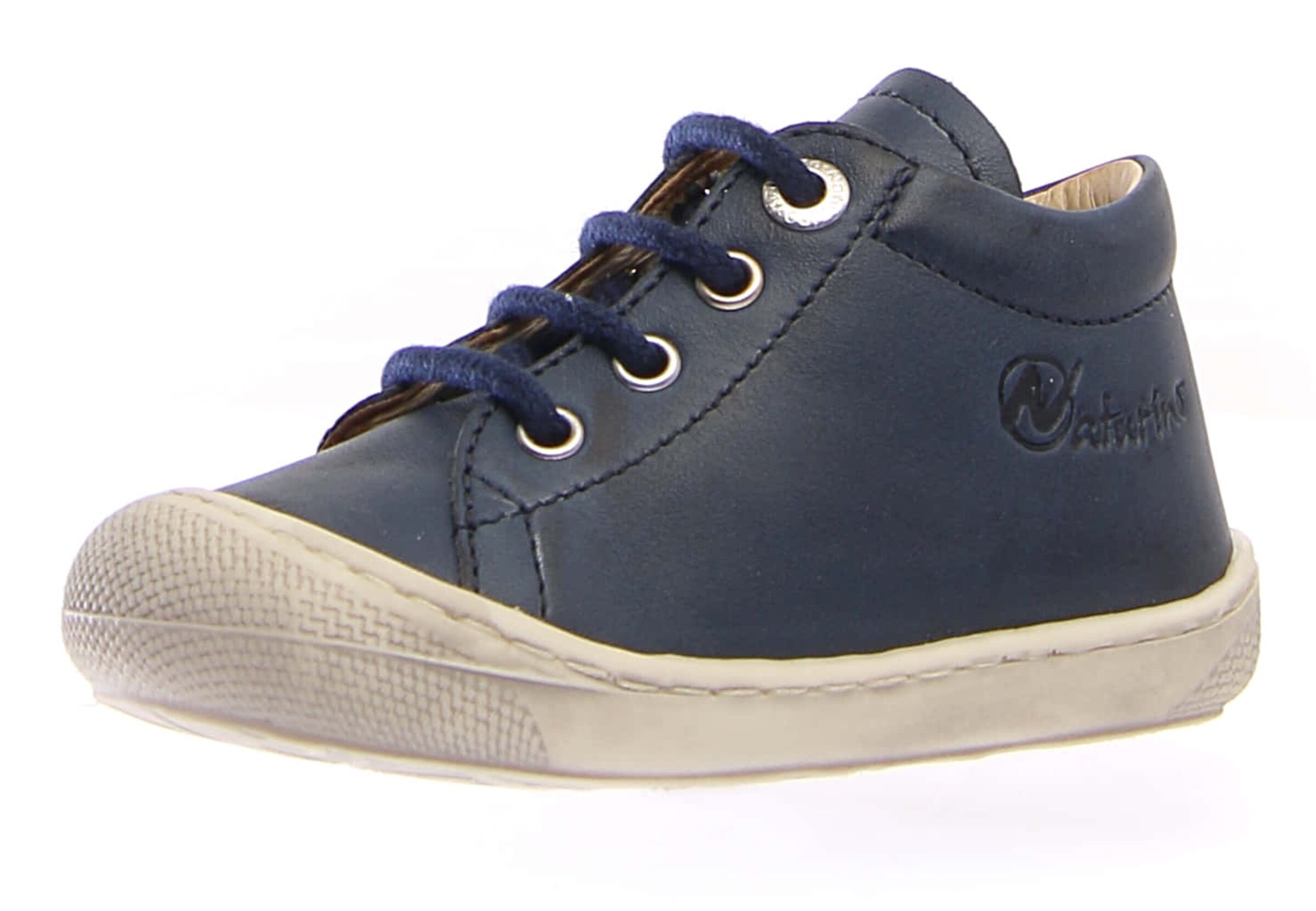 NATURINO First-Step Shoes 'Cocoon' in Blue: front