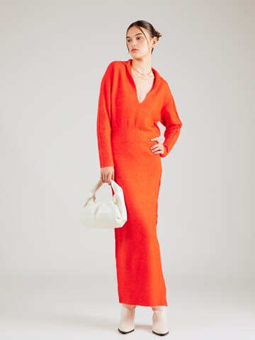 PATRIZIA PEPE Knitted dress in Orange