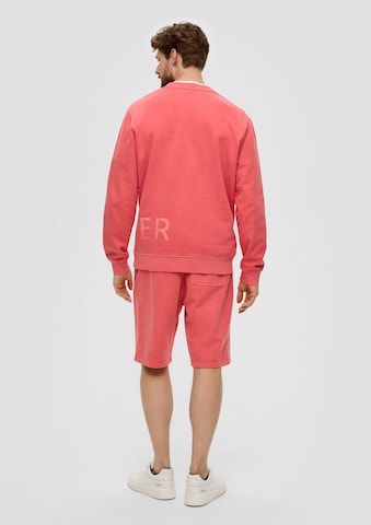 s.Oliver Sweatshirt in Red: back