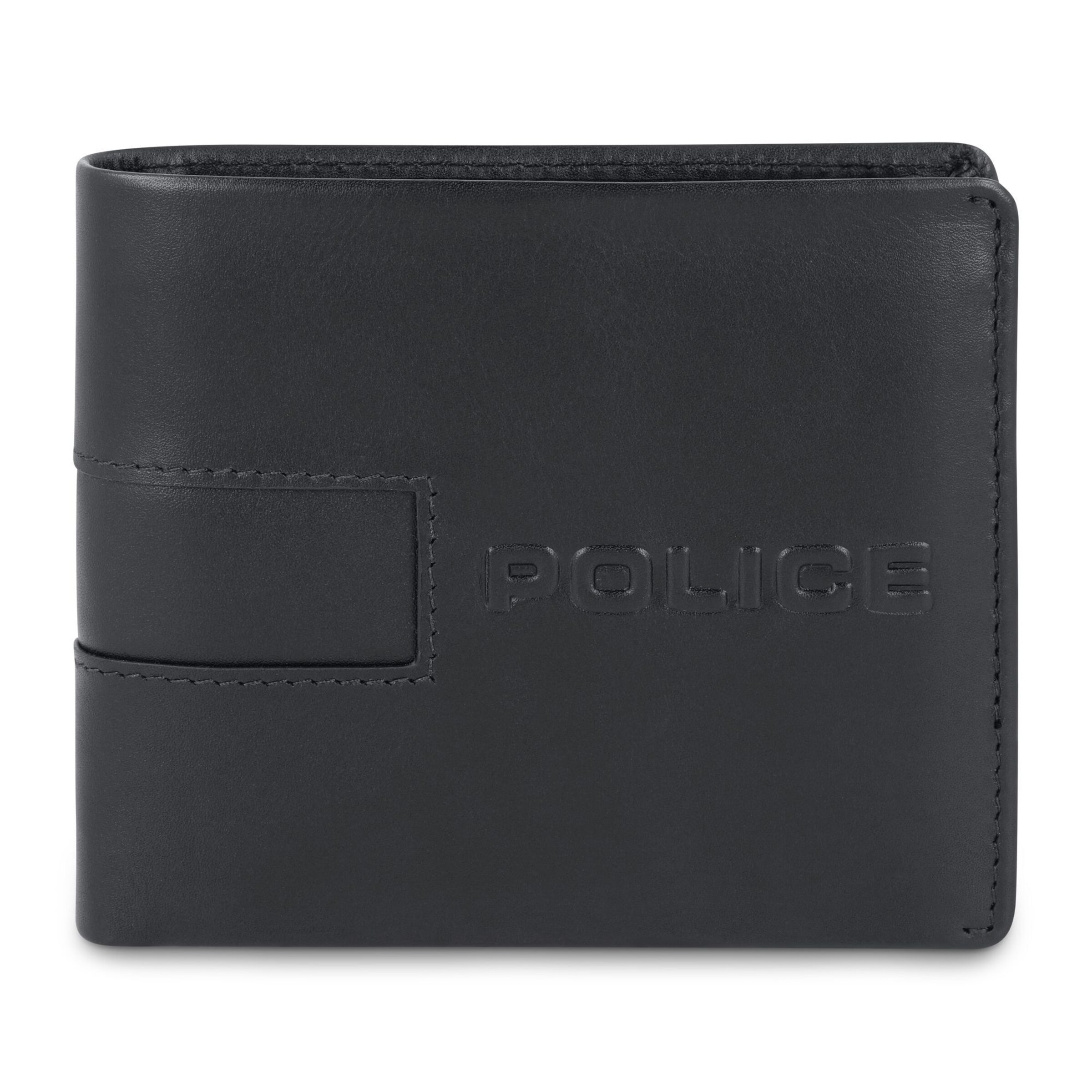 Porte-monnaies POLICE en noir : devant