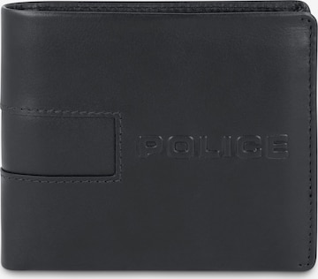 POLICE Wallet in Black: front