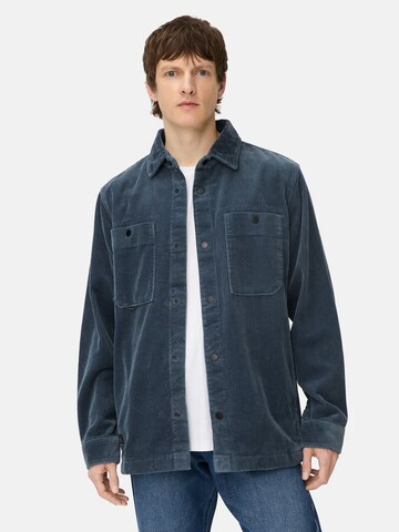 CAMEL ACTIVE Cord Overshirt mit Druckknöpfen in Blau: Vorderseite