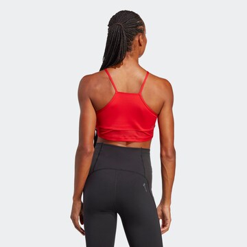 ADIDAS PERFORMANCE Bustier Sporttop 'Dance ' in Rot