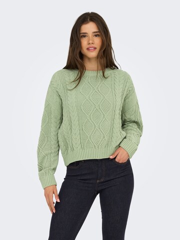 Pull-over 'ONLElly' ONLY en vert : devant