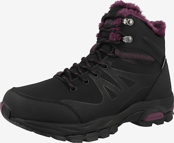Scarpa bassa 'Jackdaw' di HI-TEC in nero: frontale