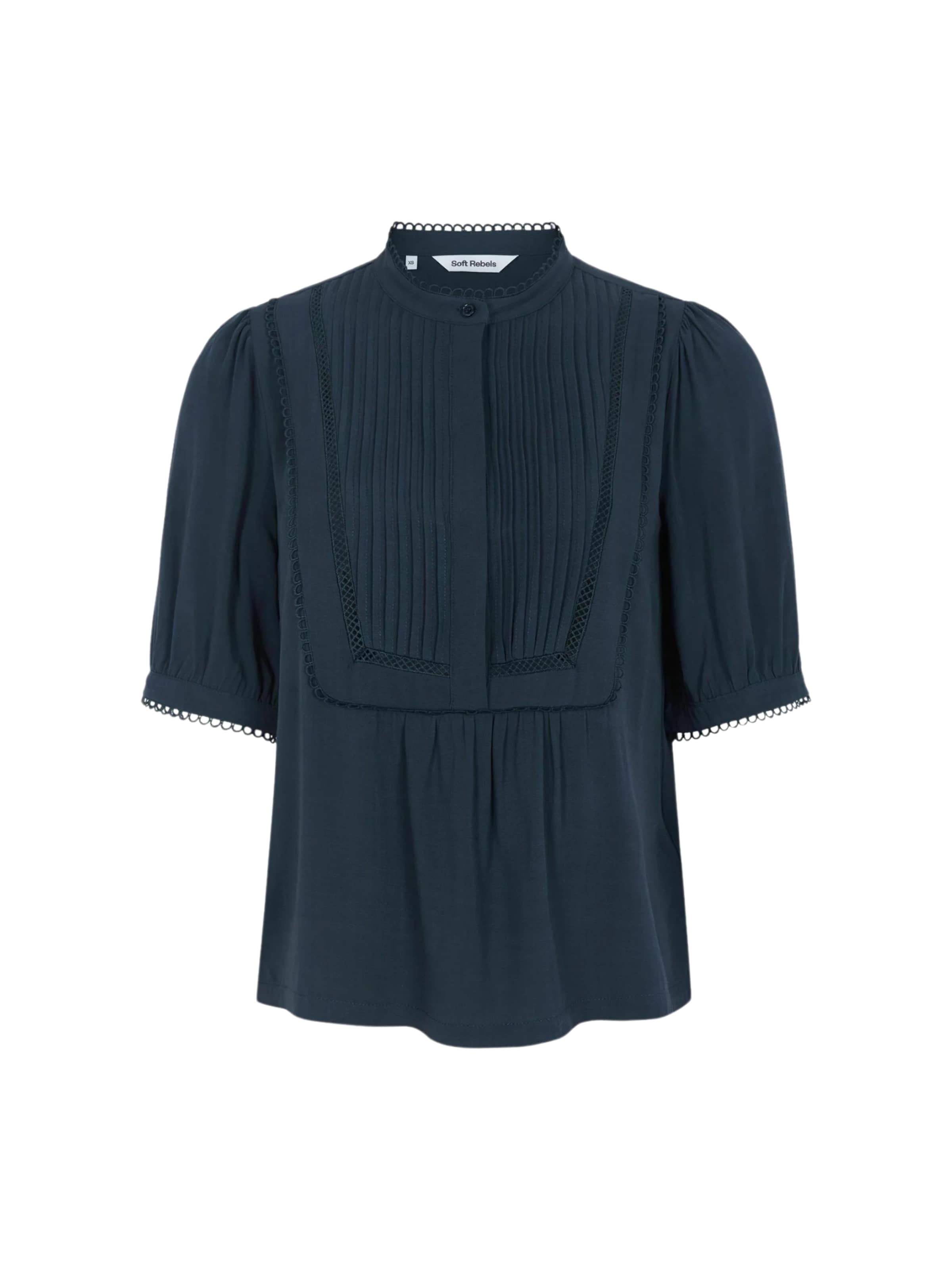 Soft Rebels Blouse 'Linda' in Blauw: voorkant