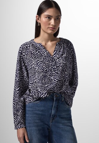 Street One Studio Blouse in Blue: front