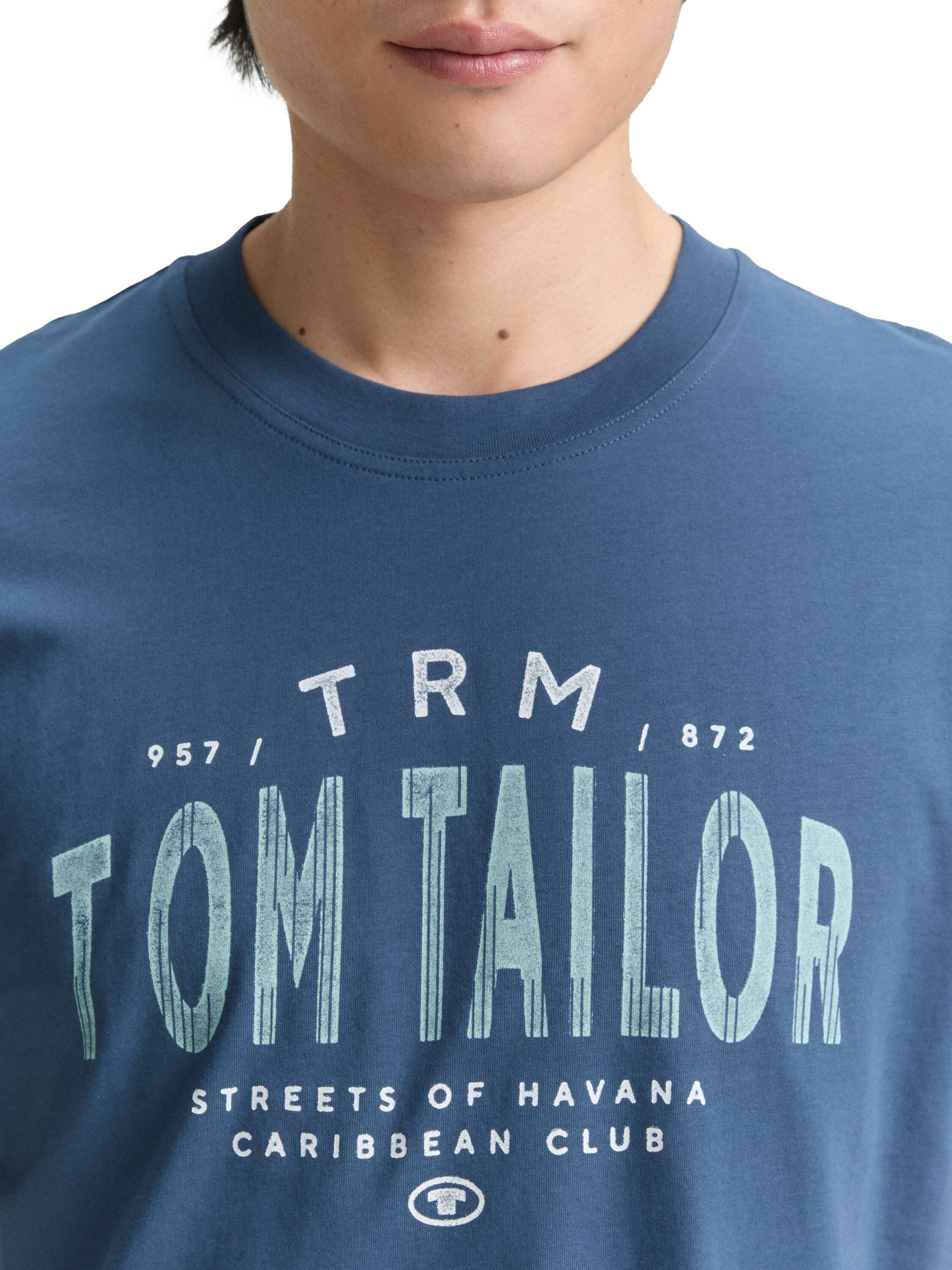 TOM TAILOR Majica | modra barva