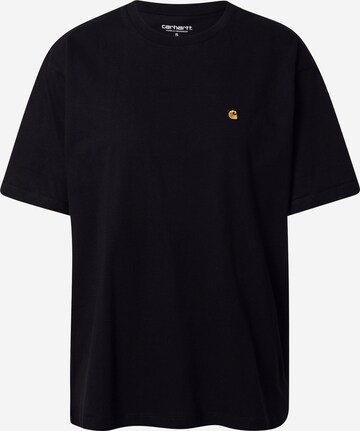 Carhartt WIP Тениска 'Chase' в черно: отпред