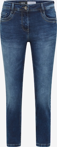 mėlyna CECIL Prigludęs Džinsai 'Scarlett': priekis