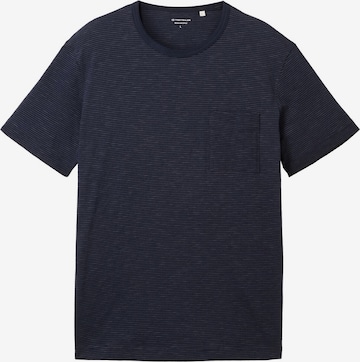 T-Shirt TOM TAILOR en bleu : devant