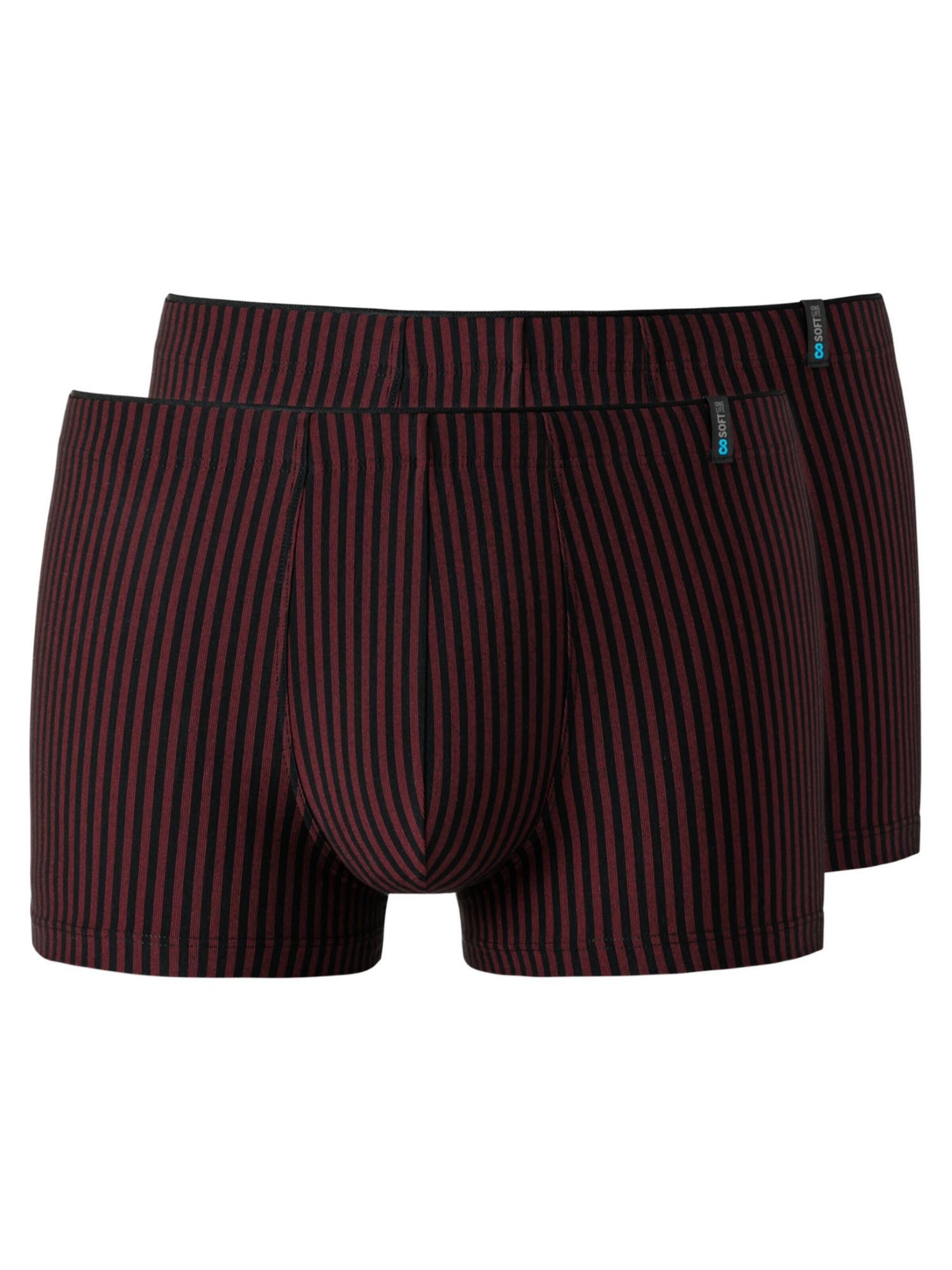 SCHIESSER Boxer shorts 'Long Life Soft' in Red: front