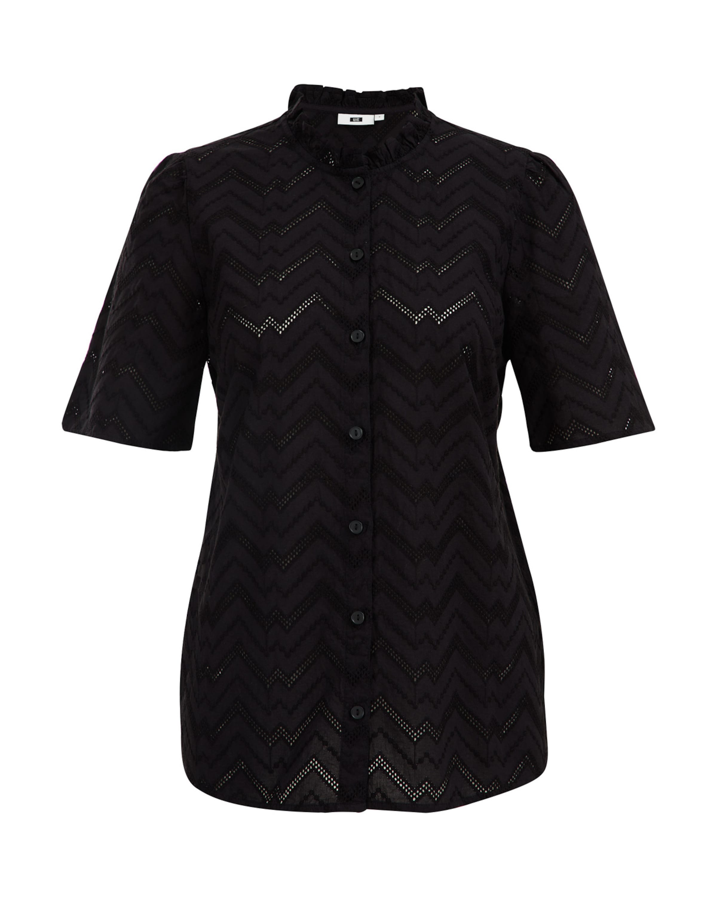 Chemisier WE Fashion en noir : devant