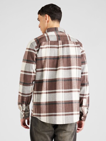 Les Deux Regular fit Button Up Shirt 'Jeremy' in Brown