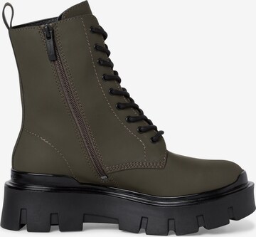 TAMARIS Lace-up bootie in Green